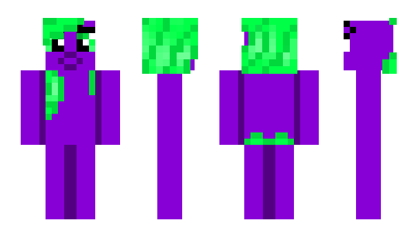 Minecraft skin Axolu