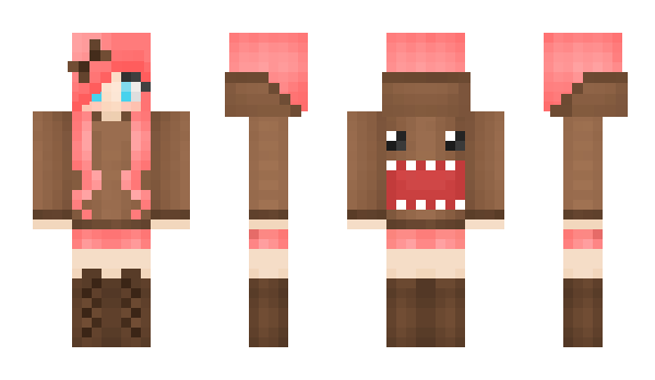 Minecraft скин по нику cute_girly_gamer