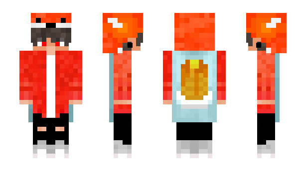 Minecraft skin RedddFoxxyy