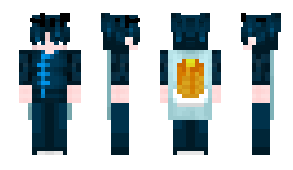 Minecraft скин по нику Bluuemoonn