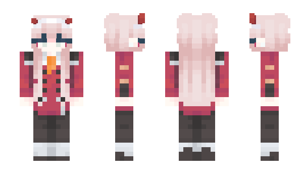 Minecraft skin ZeroTwo_Gaming