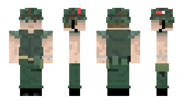 Minecraft skin 2ndLieutenant