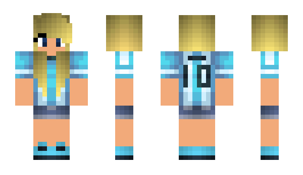 Minecraft skin ElenaBlondy