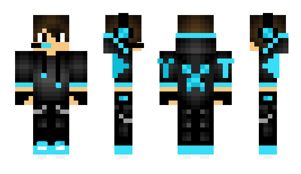 Minecraft скин по нику CaptionX