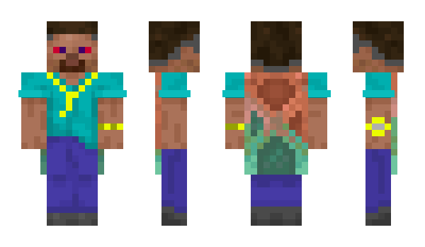 Minecraft skin Cursedified