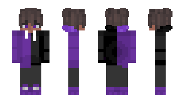 Minecraft skin purppel