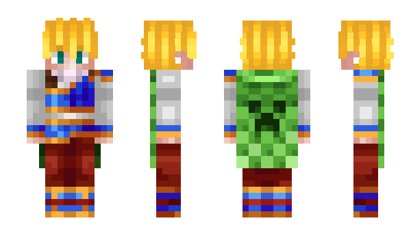 Minecraft skin Gokuw