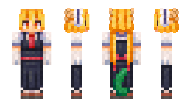 Minecraft скин по нику LadyTohru