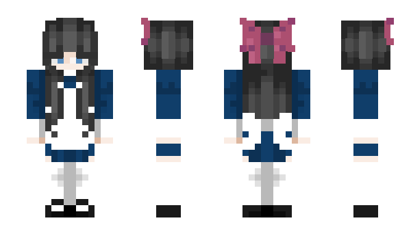 Minecraft skin ViudaNegra