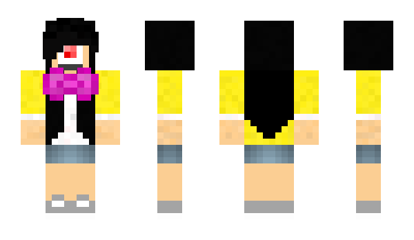 Minecraft skin LinhiePinPin