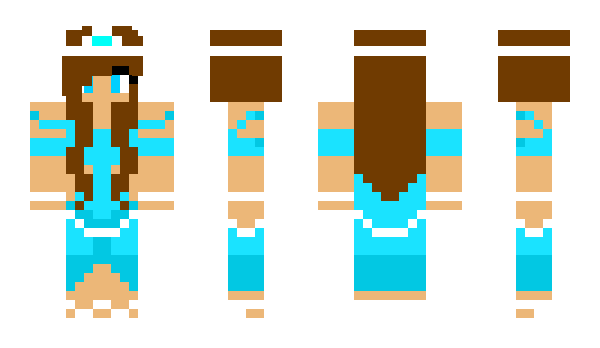 Minecraft skin princess_lynn