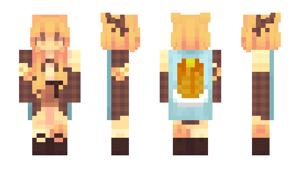 Minecraft skin LuneCarmine