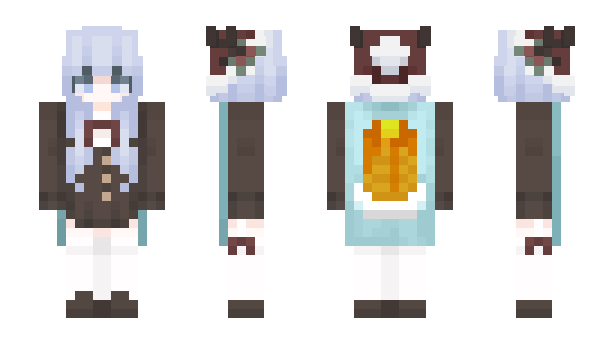 Minecraft skin Vxeblue
