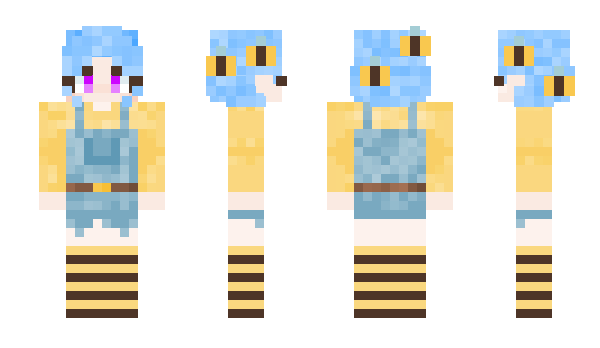 Minecraft skin Blue_Bee