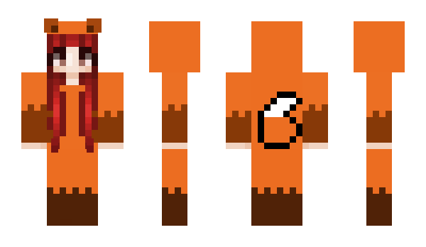 Minecraft skin Pinezka