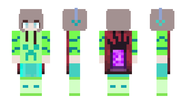 Minecraft скин по нику QLK9X