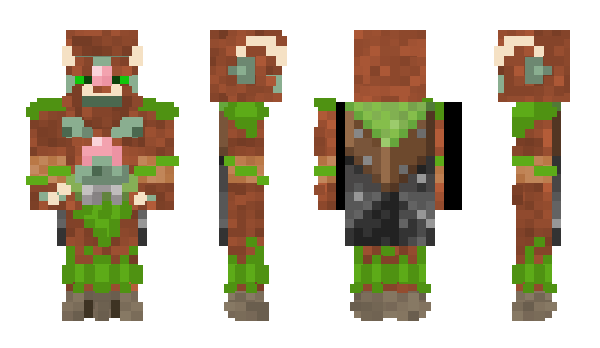 Minecraft skin Sasqets