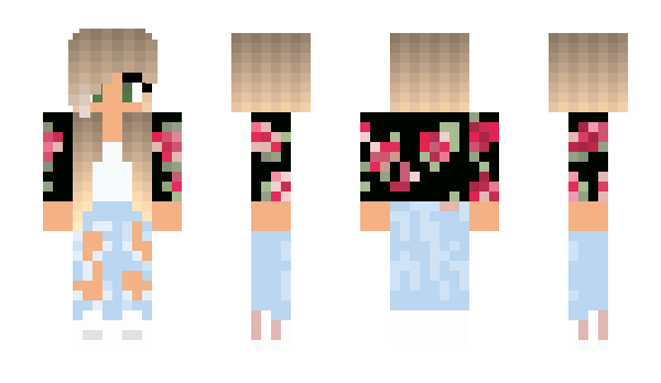 Minecraft skin Nanncy