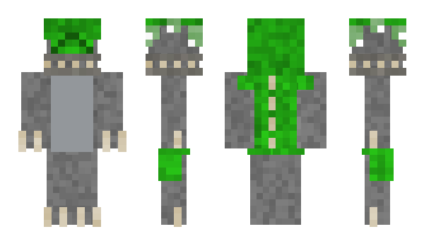 Minecraft skin ChunksTheAmphium