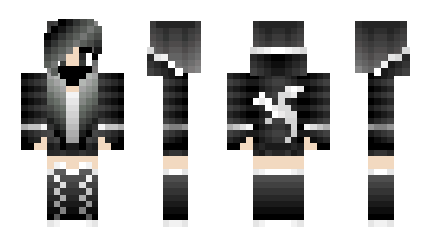 Minecraft skin GirlOfDarkness