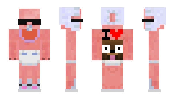 Minecraft skin WARZENSCHWEIN