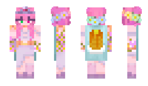 Minecraft скін по ніку LadyLilySamurai
