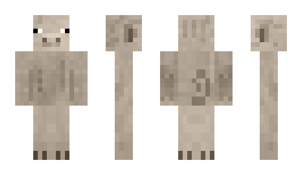 Minecraft skin Taupe