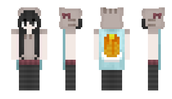 Minecraft скин по нику Raven_0w0