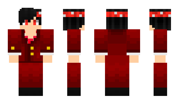 Minecraft skin TheRedHunter