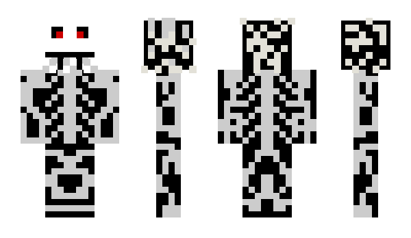 Minecraft skin SkeletonHU