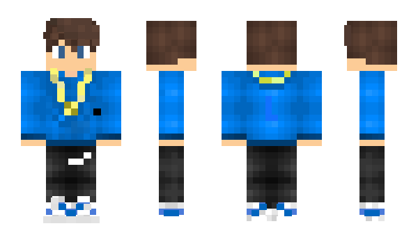 Minecraft skin luckbr