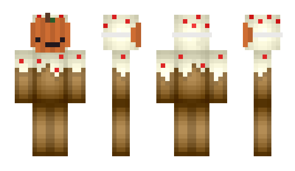 Minecraft скин по нику FierceOranges