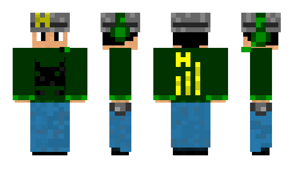 Minecraft skin Halks