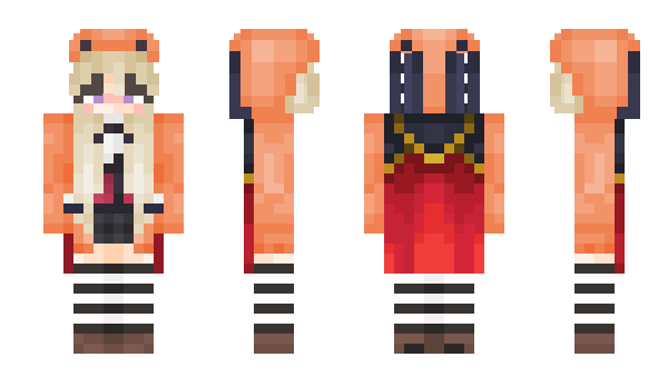 Minecraft skin NightBunny07