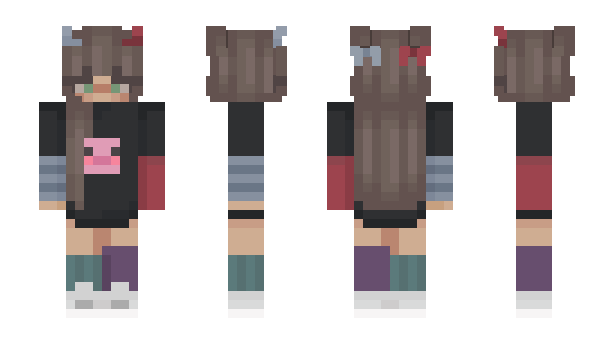 Minecraft скин по нику Piiggie