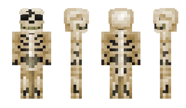 Minecraft skin Bones
