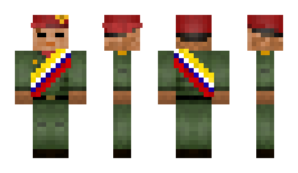 Minecraft скин по нику HugoChavez