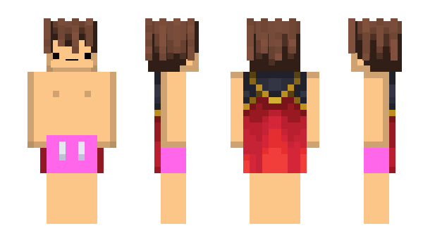 Minecraft skin OkMilk