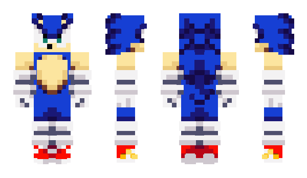 Minecraft skin SONIC001