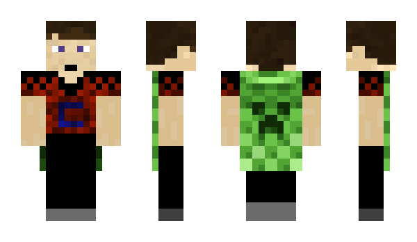 Minecraft skin Zachtbro