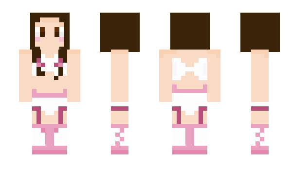 Minecraft skin virgencita