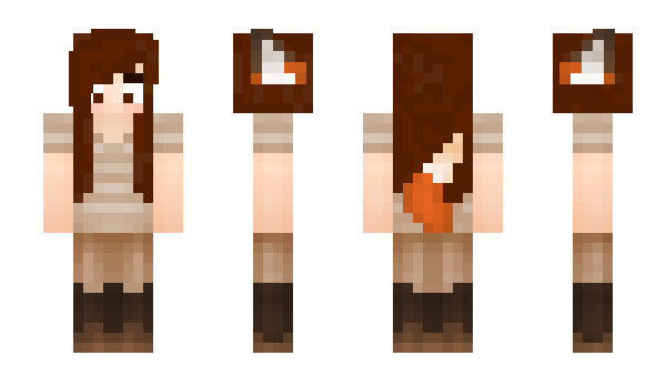 Minecraft скин по нику fuxii