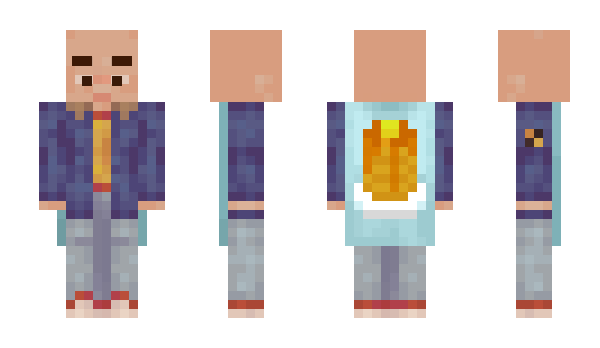 Minecraft skin alphawolfboy