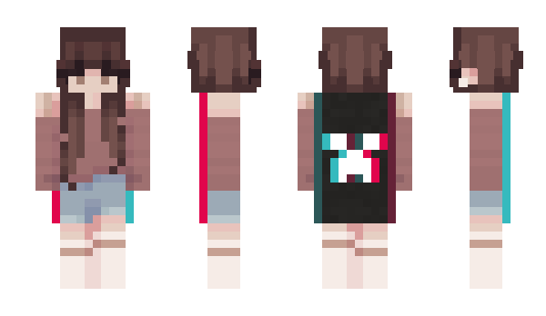 Minecraft skin zAzure