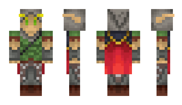 Minecraft skin Valkeri