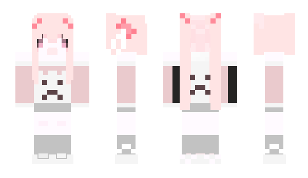 Minecraft skin PinkBot