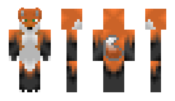 Minecraft skin JustFox1