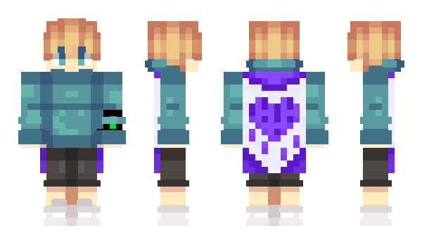 Minecraft skin Halvgud_