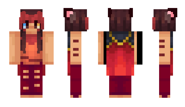 Minecraft skin GuraTheGoddess