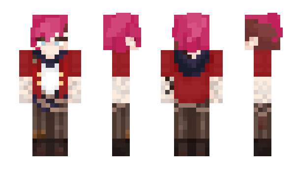 Minecraft skin MissLauraFR